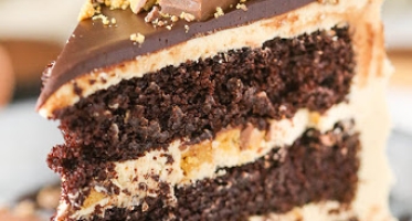 PEANUT BUTTER CHOCOLATE CAKE